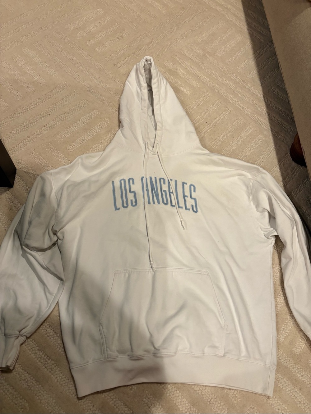 Brandy Melville White Pullover Hoodie